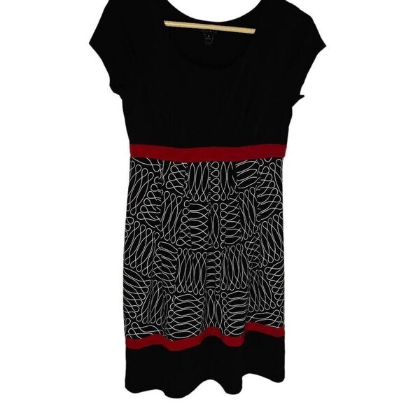 Enfocus Studio Y2K Abstract Print Mini Dress - Picture 1 of 7